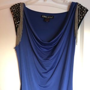 Royal blue formal dress